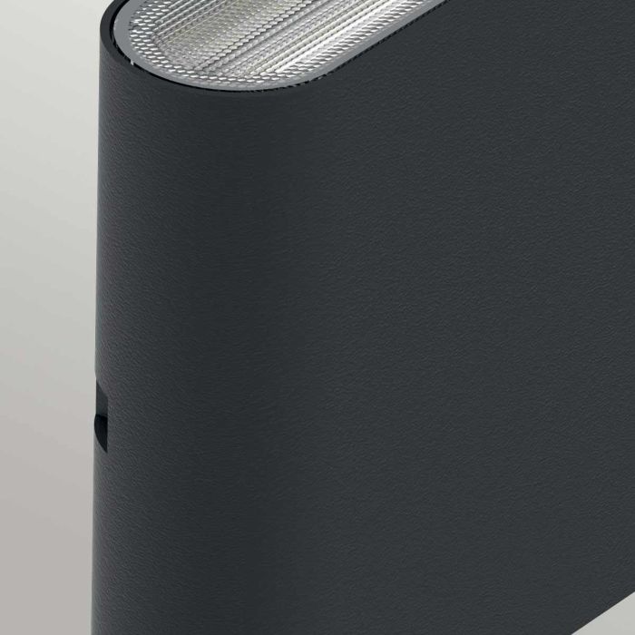 Jens LED Wall Light - Black, Cast Aluminium, Polycarbonate Lens