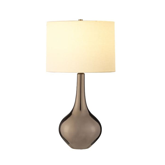 Job 1 Light Table Lamp - Ivory shade - Bronze Metallic, Cream Shade