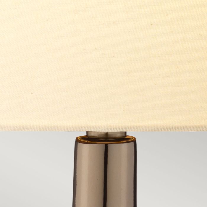 Job 1 Light Table Lamp - Ivory shade - Bronze Metallic, Cream Shade