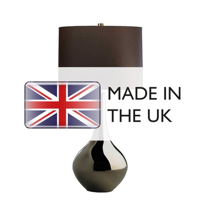 Job 1 Light Table Lamp - Bronze Metallic, Brown Shade