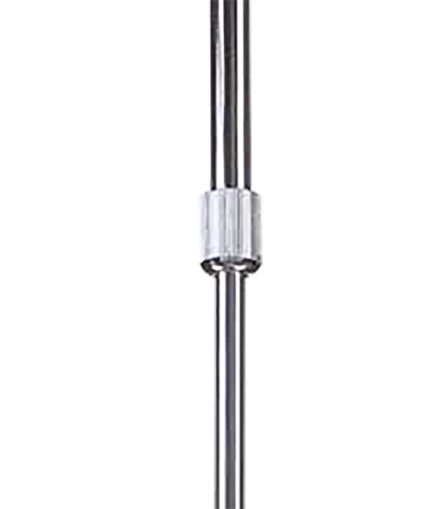 Juno Telescopic 5 Light 30W LED 3000K, 2700lm, Satin Aluminium/Frosted Acrylic/Polished Chrome, 3yrs Warranty by Mantra