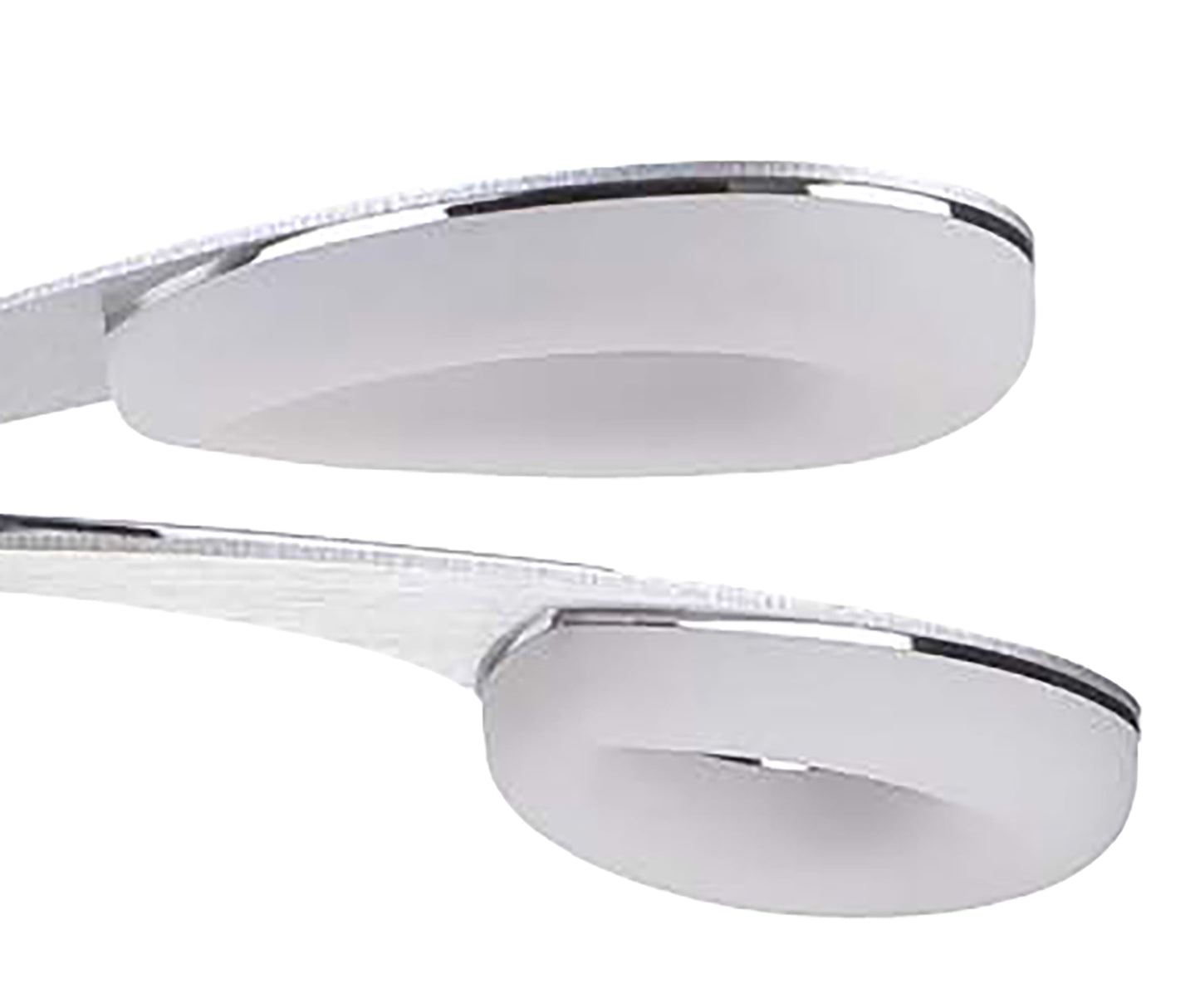 Juno Telescopic 5 Light 30W LED 3000K, 2700lm, Satin Aluminium/Frosted Acrylic/Polished Chrome, 3yrs Warranty by Mantra