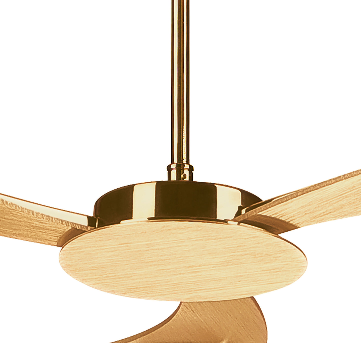 Juno Telescopic Convertible To Semi Flush 3 Light 15W LED 3000K, 1350lm, Satin Gold/Frosted Acrylic/Gold, 3yrs Warranty by Mantra