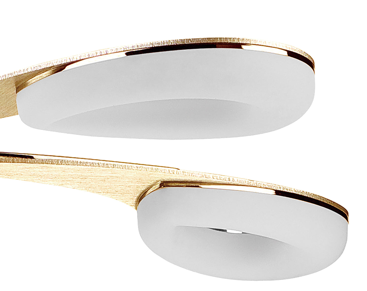 Juno Telescopic 5 Light 30W LED 3000K, 2700lm, Satin Gold/Frosted Acrylic/Gold, 3yrs Warranty by Mantra