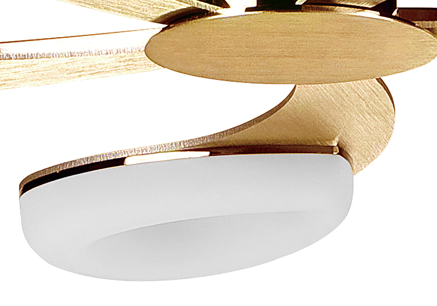 Juno Telescopic 5 Light 30W LED 3000K, 2700lm, Satin Gold/Frosted Acrylic/Gold, 3yrs Warranty by Mantra