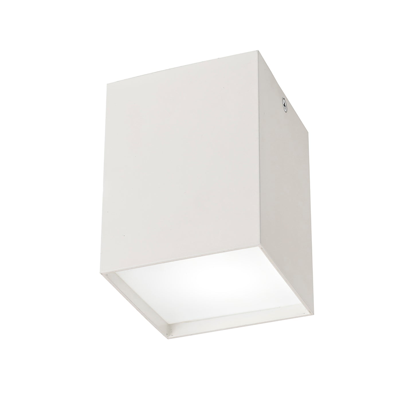 Kailua Flush Square 1 x GU10, White by Mantra