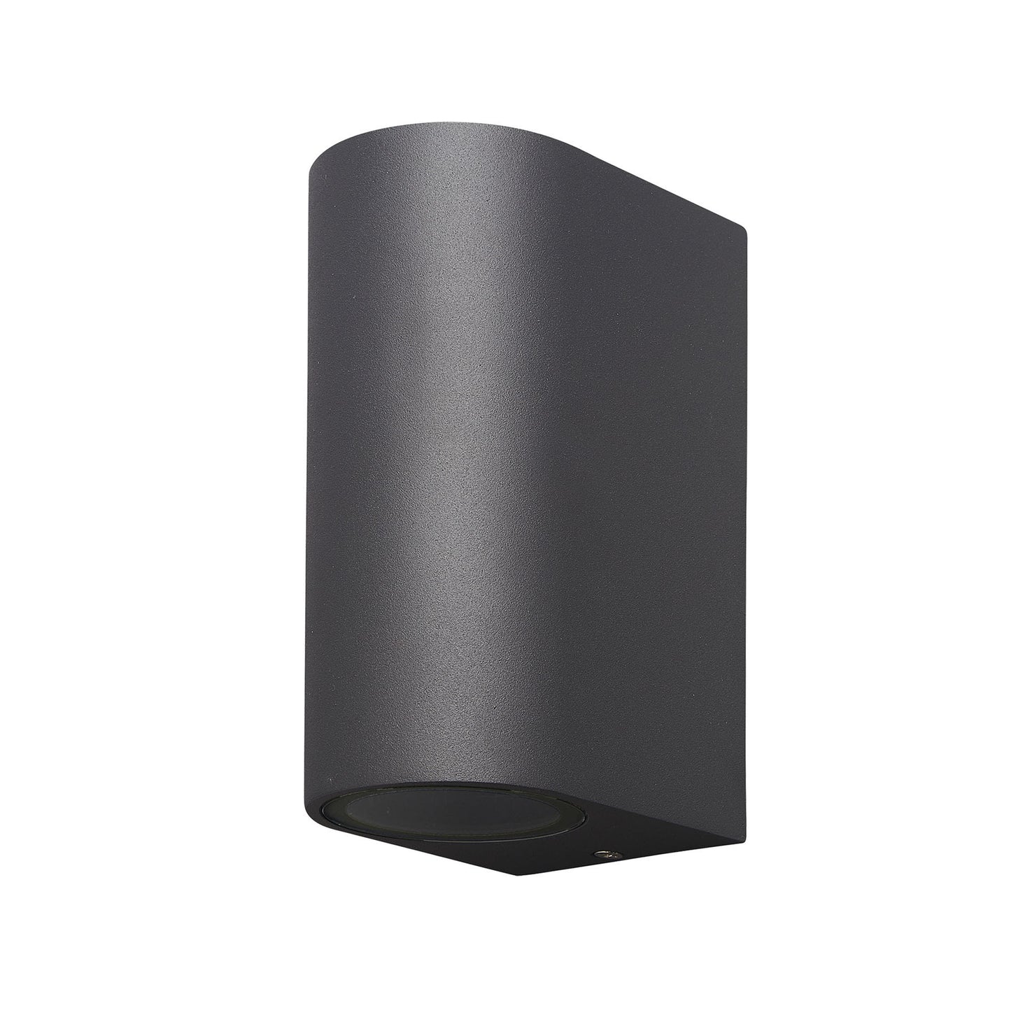 Kandanchu Round Wall Lamp, 2 x GU10, IP54, Anthracite, 2yrs Warranty by Mantra