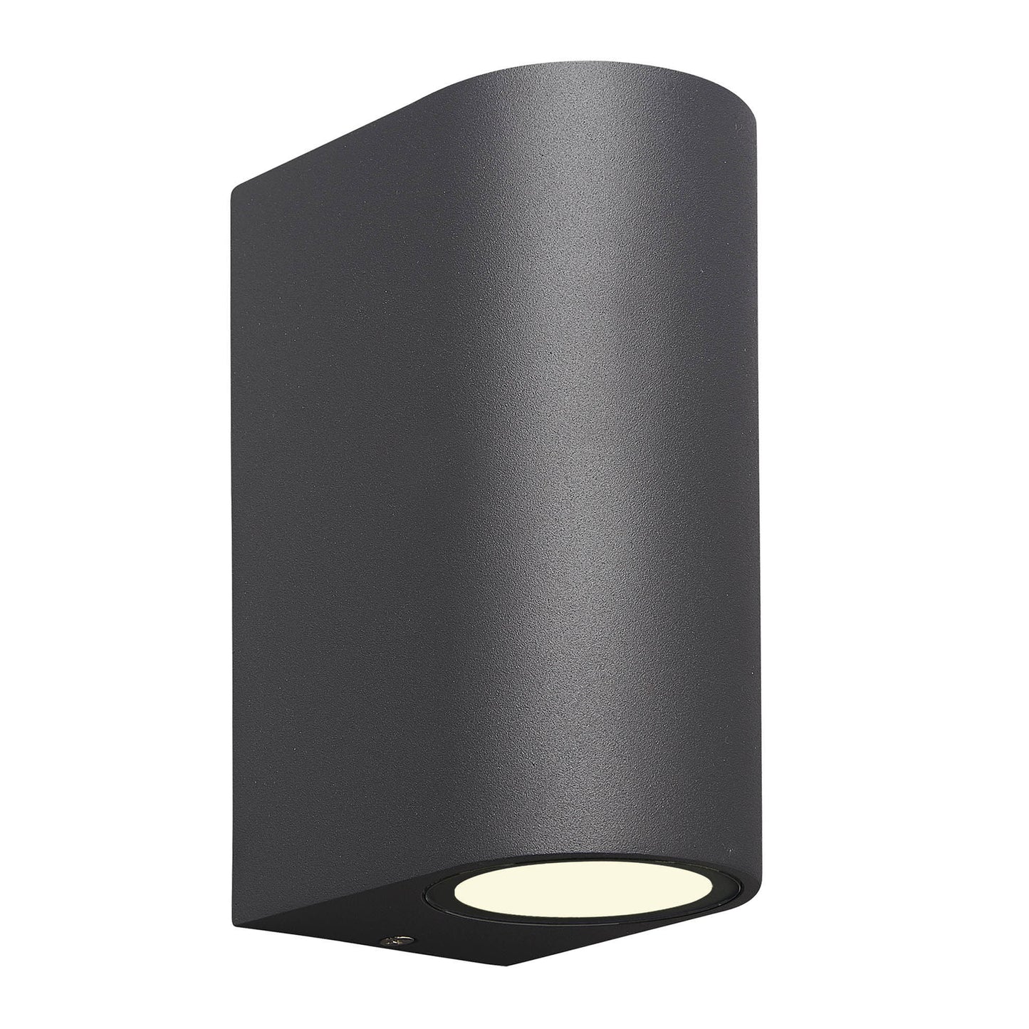 Kandanchu Round Wall Lamp, 2 x GU10, IP54, Anthracite, 2yrs Warranty by Mantra