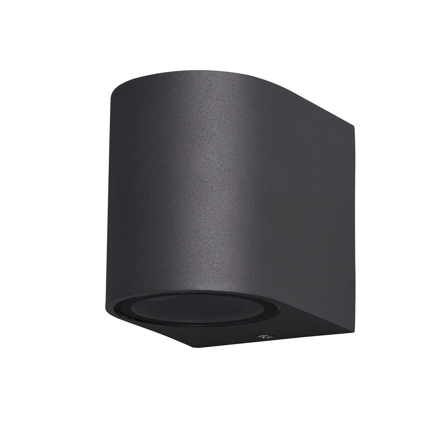 Kandanchu Round Wall Lamp, 1 x GU10, IP54, Anthracite, 2yrs Warranty by Mantra