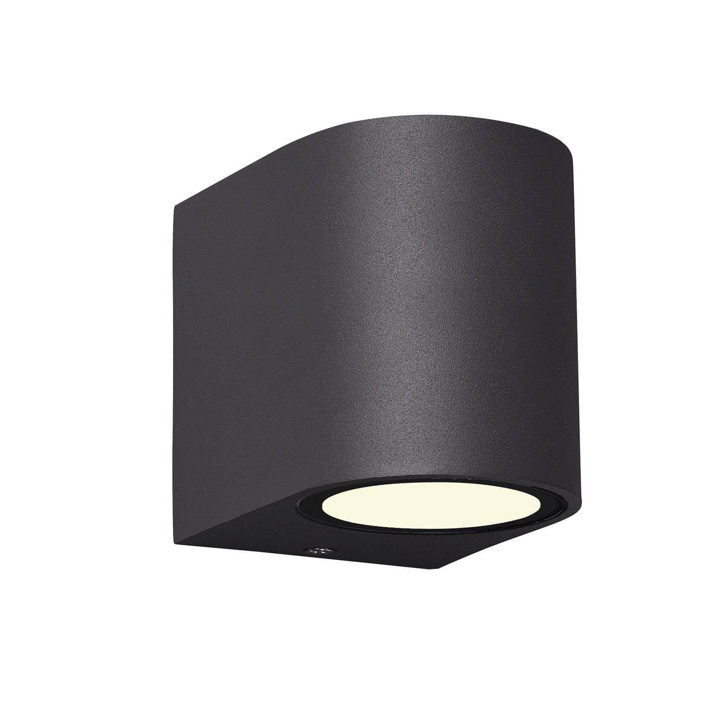 Kandanchu Round Wall Lamp, 1 x GU10, IP54, Anthracite, 2yrs Warranty by Mantra