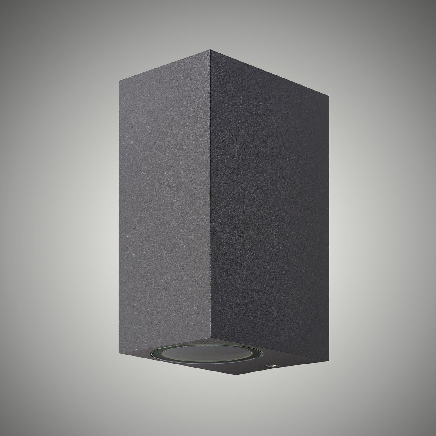 Kandanchu Square Wall Lamp, 2 x GU10, IP54, Anthracite, 2yrs Warranty by Mantra