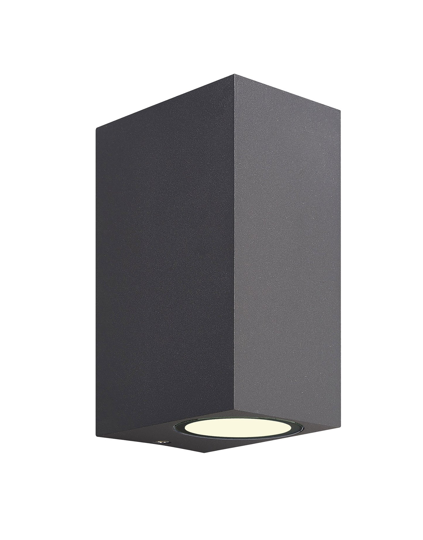 Kandanchu Square Wall Lamp, 2 x GU10, IP54, Anthracite, 2yrs Warranty by Mantra