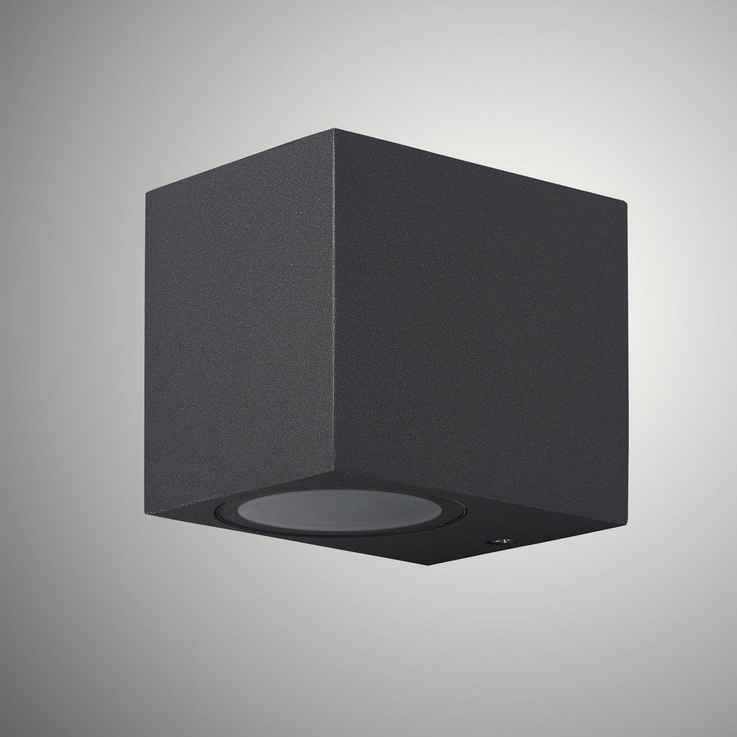 Kandanchu Square Wall Lamp, 1 x GU10, IP54, Anthracite, 2yrs Warranty by Mantra