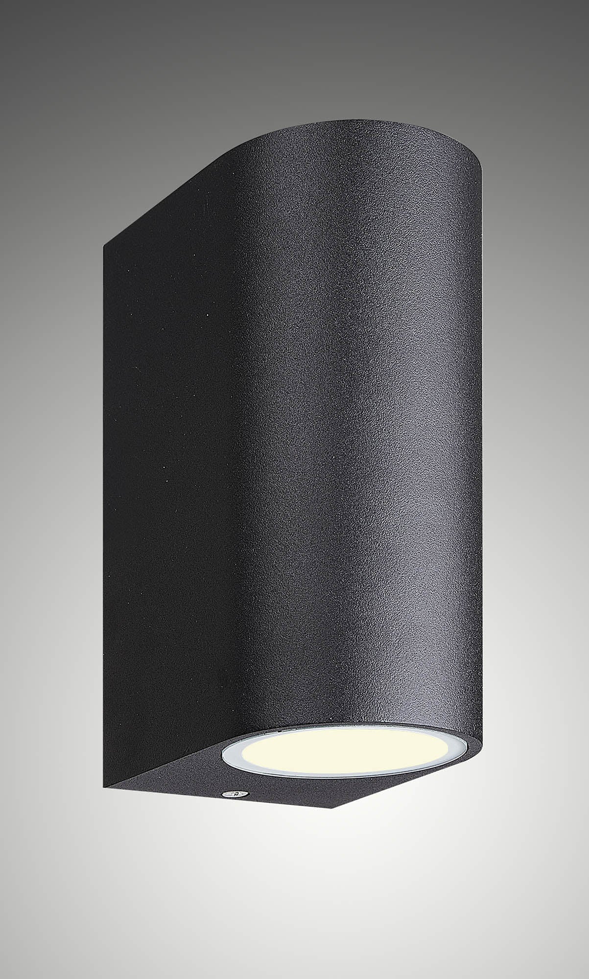 Kandanchu Round Wall Lamp, 2 x GU10, IP54, Sand Black, 2yrs Warranty by Mantra