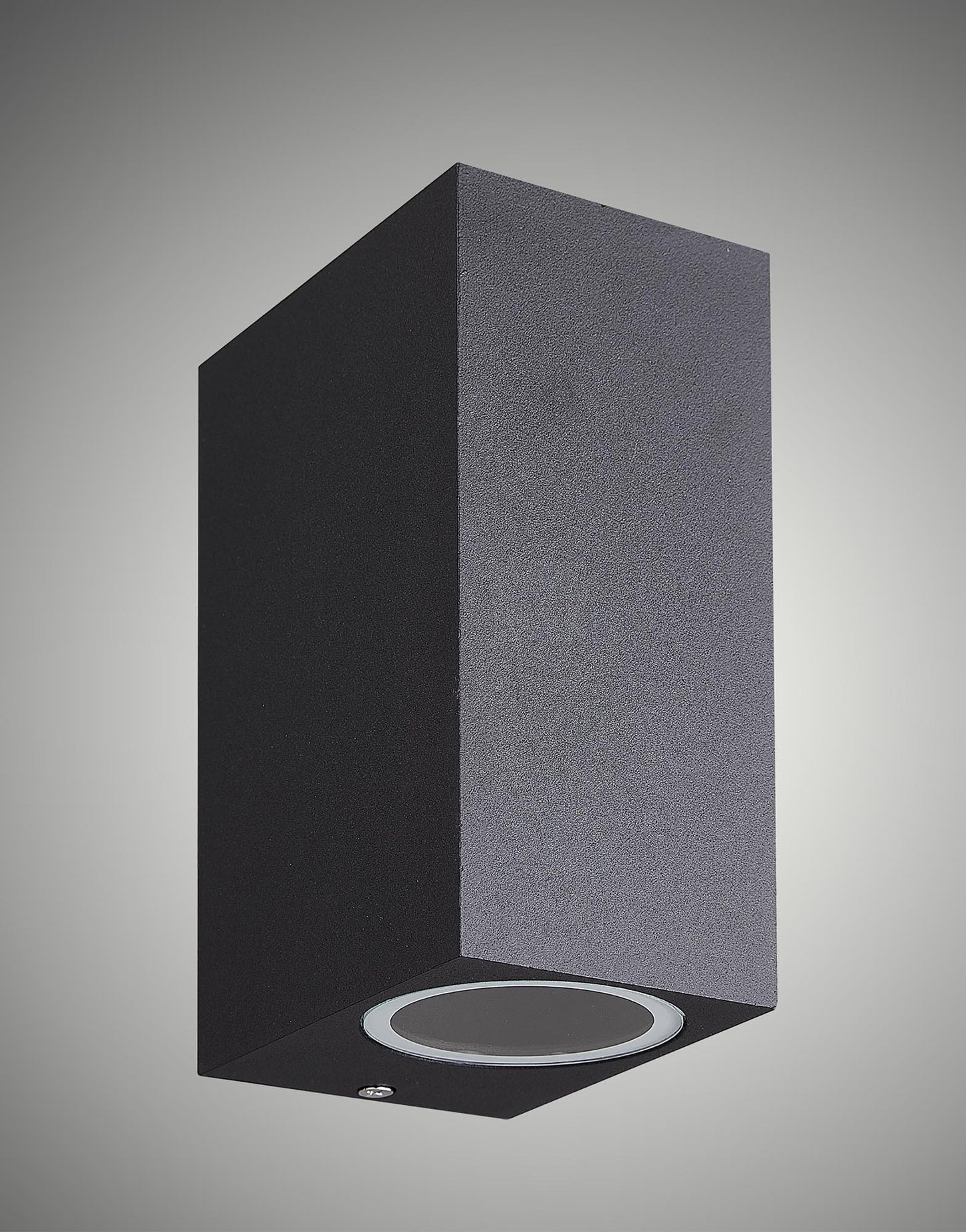 Kandanchu Square Wall Lamp, 2 x GU10, IP54, Sand Black, 2yrs Warranty by Mantra