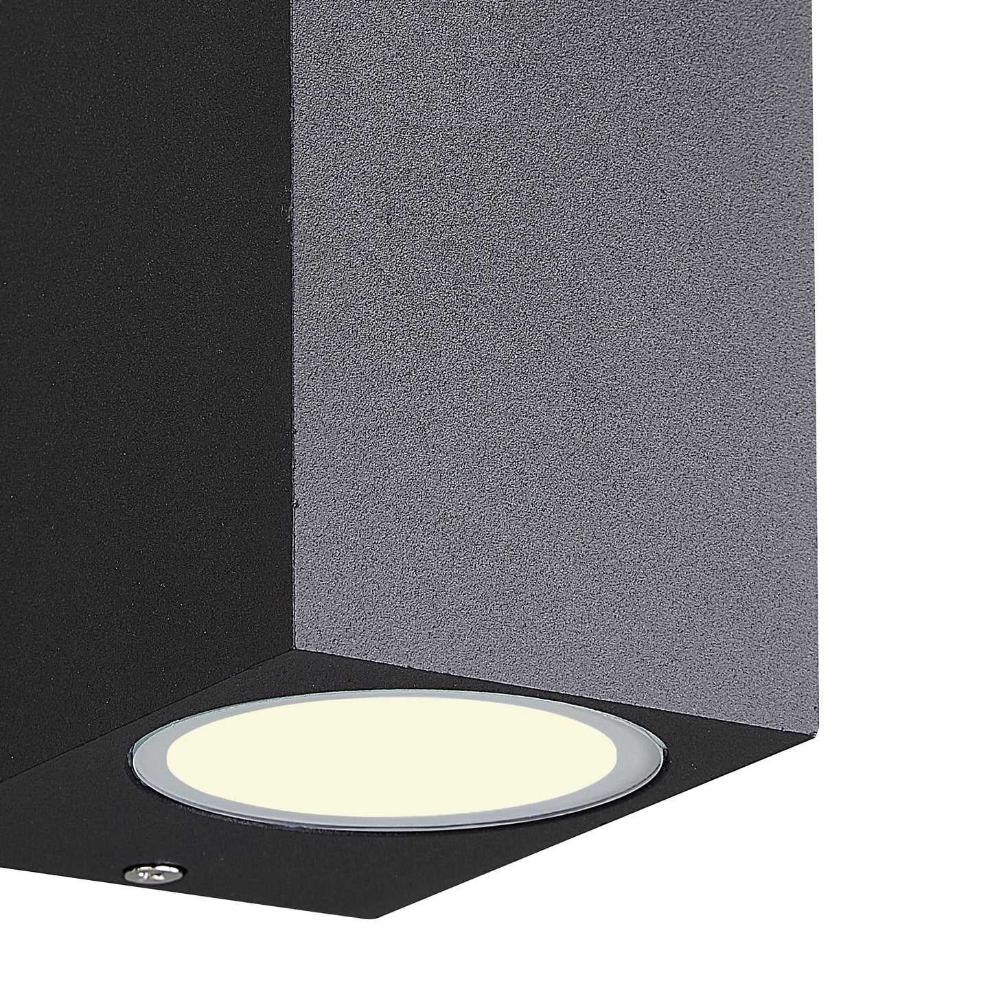 Kandanchu Square Wall Lamp, 2 x GU10, IP54, Sand Black, 2yrs Warranty by Mantra