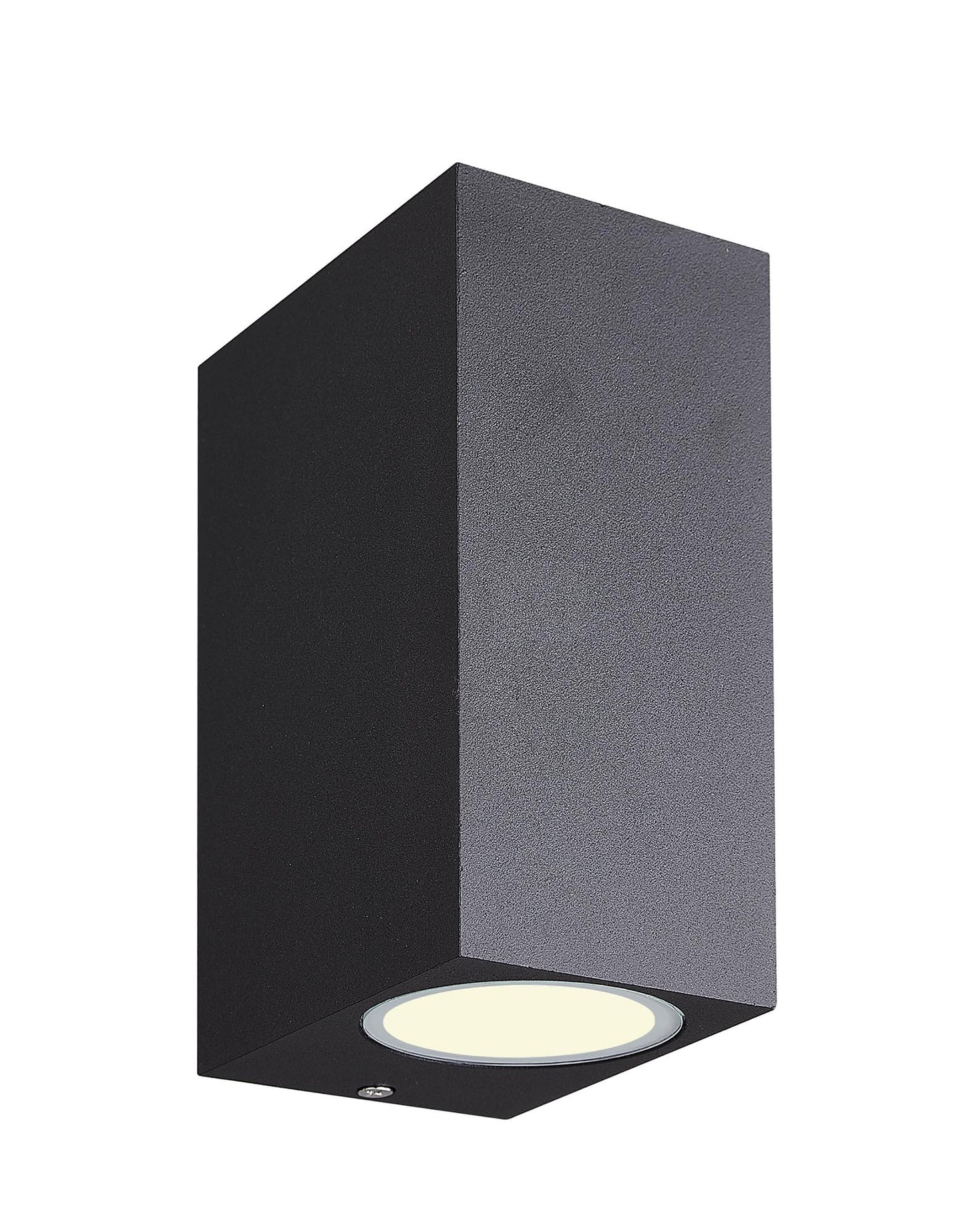 Kandanchu Square Wall Lamp, 2 x GU10, IP54, Sand Black, 2yrs Warranty by Mantra