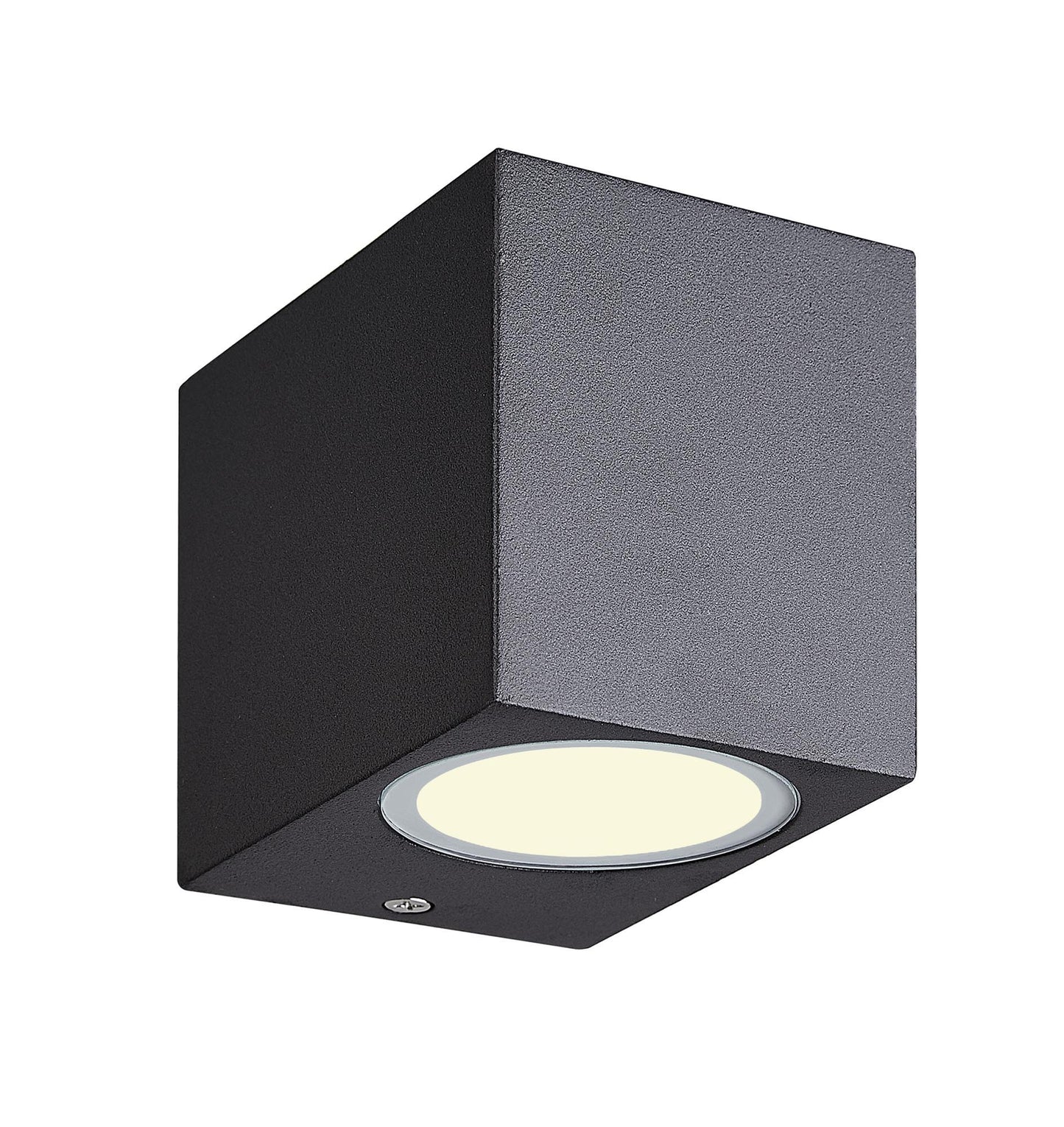 Kandanchu Square Wall Lamp, 1 x GU10, IP54, Sand Black, 2yrs Warranty by Mantra