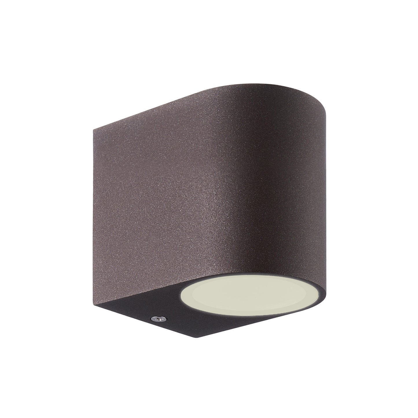 Kandanchu Round Wall Lamp, 1 x GU10, IP54, Rust Brown, 2yrs Warranty by Mantra