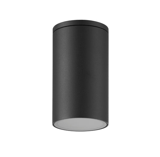 Kandanchu Tall Round Ceiling Spotlight, 1 x GU10, IP54, Anthracite, 2yrs Warranty by Mantra