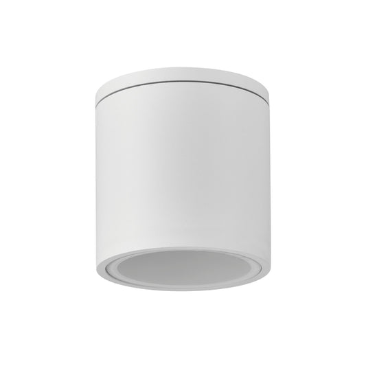 Kandanchu Short Round Ceiling Spotlight, 1 x GU10, IP54, Sand White, 2yrs Warranty by Mantra