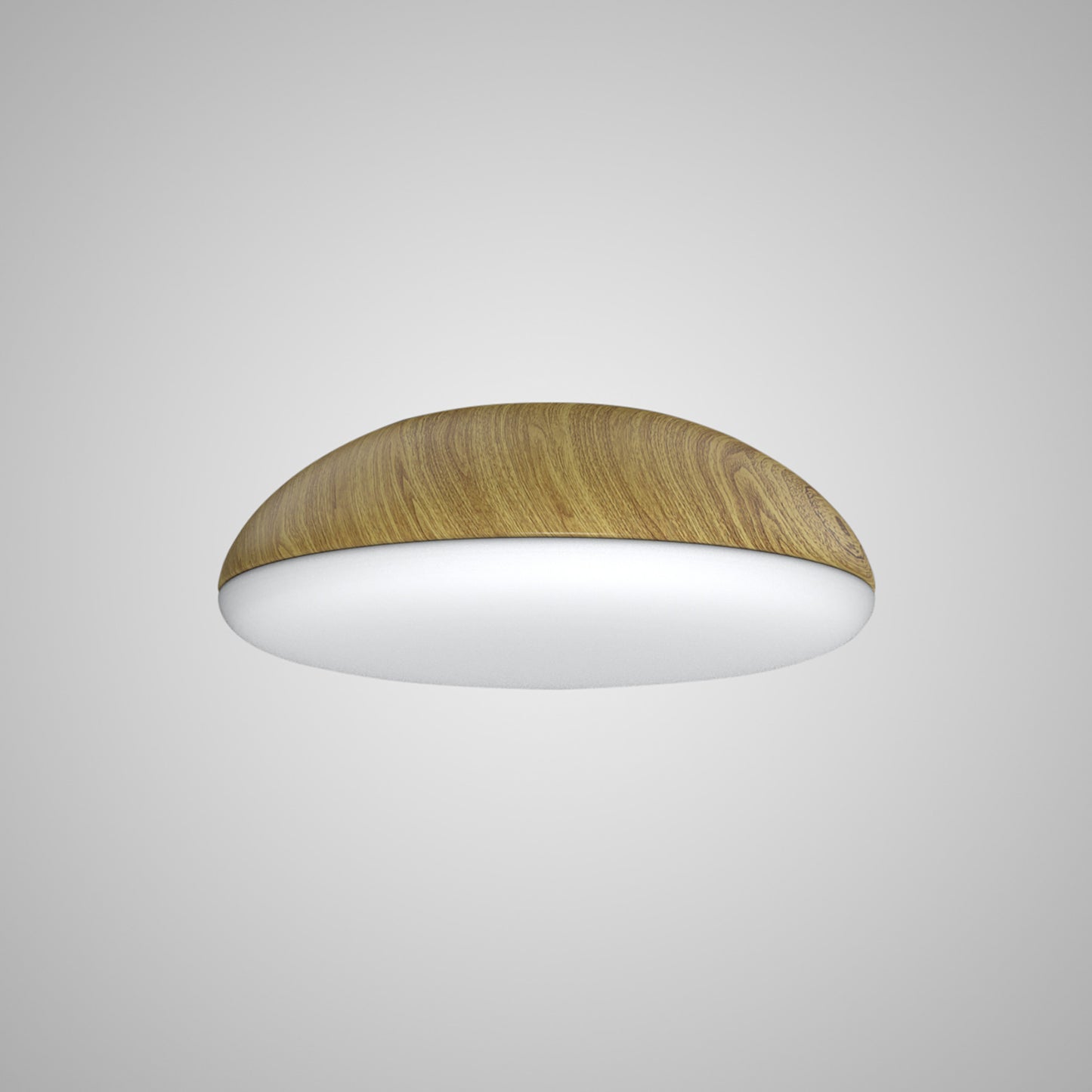 Kazz Ceiling 38cm Round, 4 x E27 (Max 20W LED), Wood by Mantra