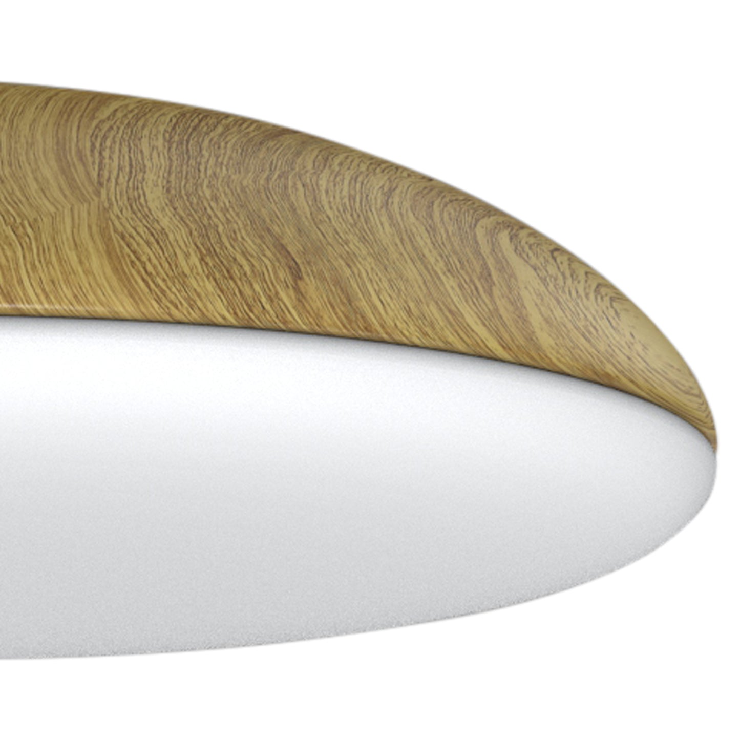 Kazz Ceiling 38cm Round, 4 x E27 (Max 20W LED), Wood by Mantra