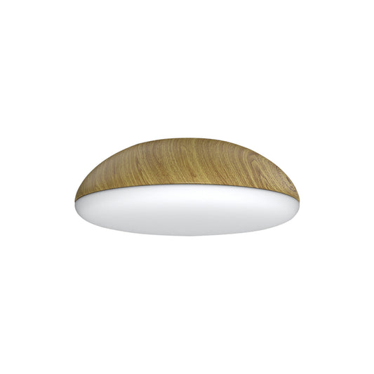 Kazz Ceiling 38cm Round, 4 x E27 (Max 20W LED), Wood by Mantra