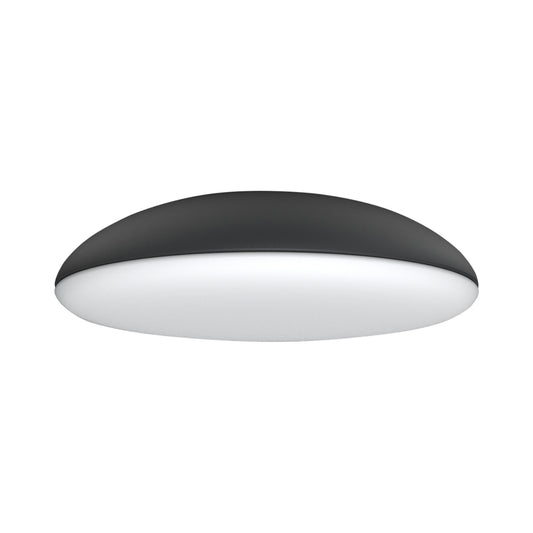 Kazz Ceiling 50cm Round, 6 x E27 (Max 20W LED), Black by Mantra