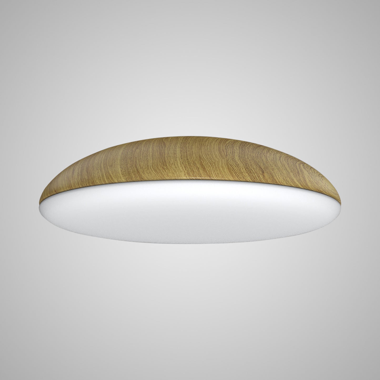 Kazz Ceiling 50cm Round, 6 x E27 (Max 20W LED), Wood by Mantra