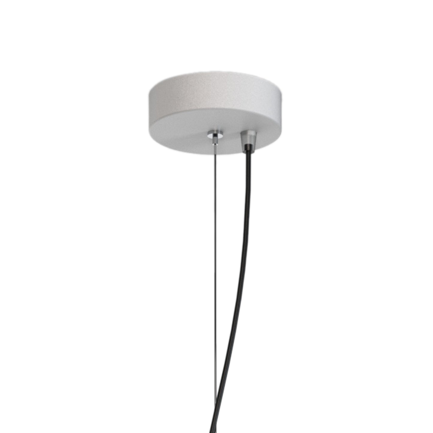 Kazz Pendant 38cm Round, 4 x E27 (Max 20W LED), White by Mantra