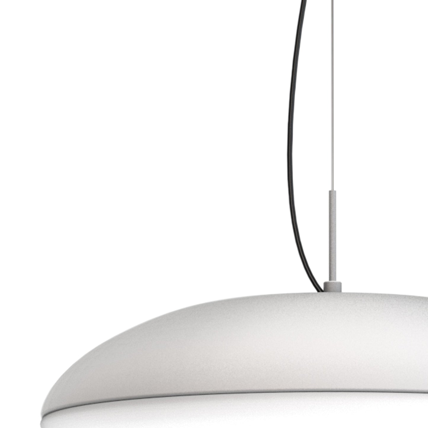 Kazz Pendant 38cm Round, 4 x E27 (Max 20W LED), White by Mantra