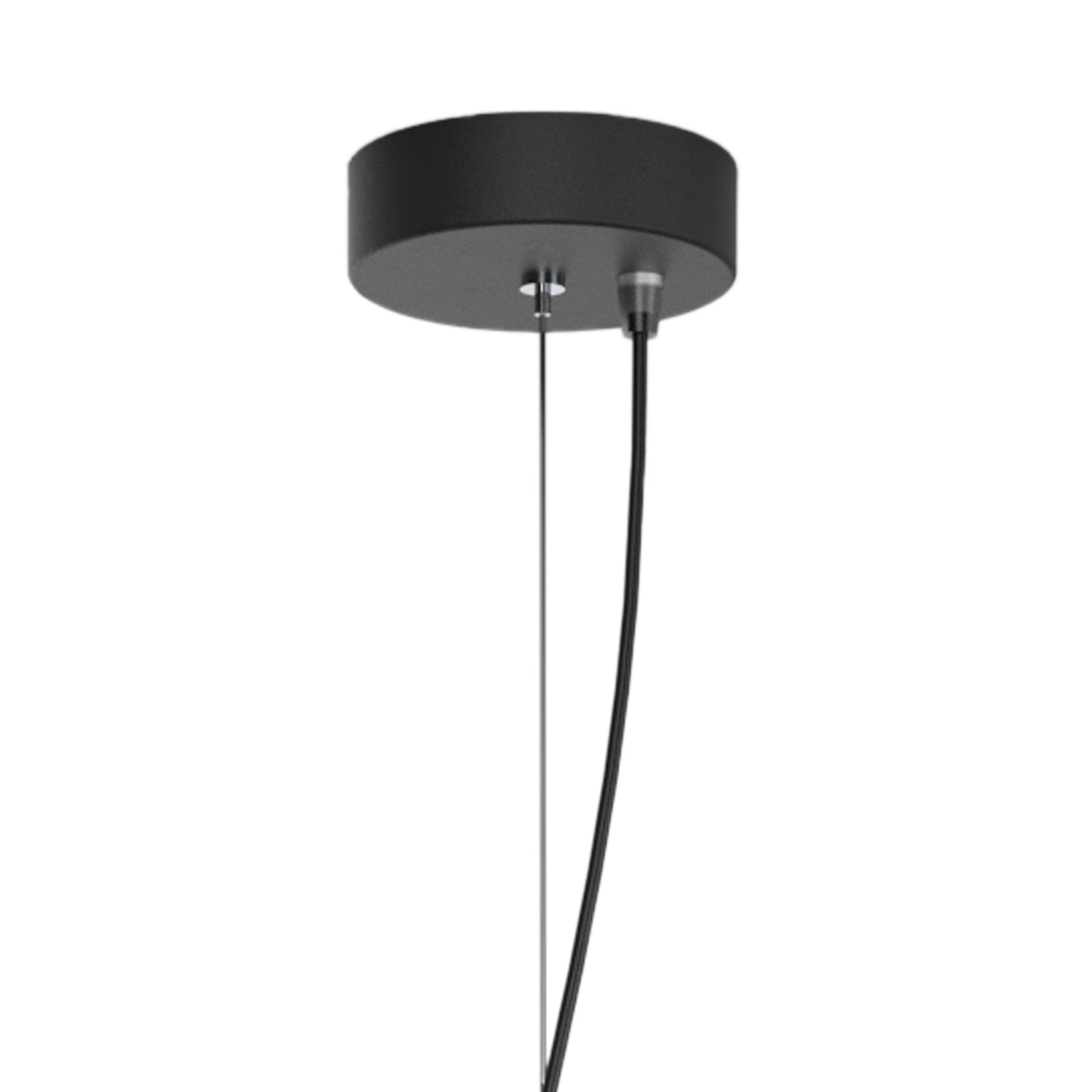 Kazz Pendant 38cm Round, 4 x E27 (Max 20W LED), Black by Mantra