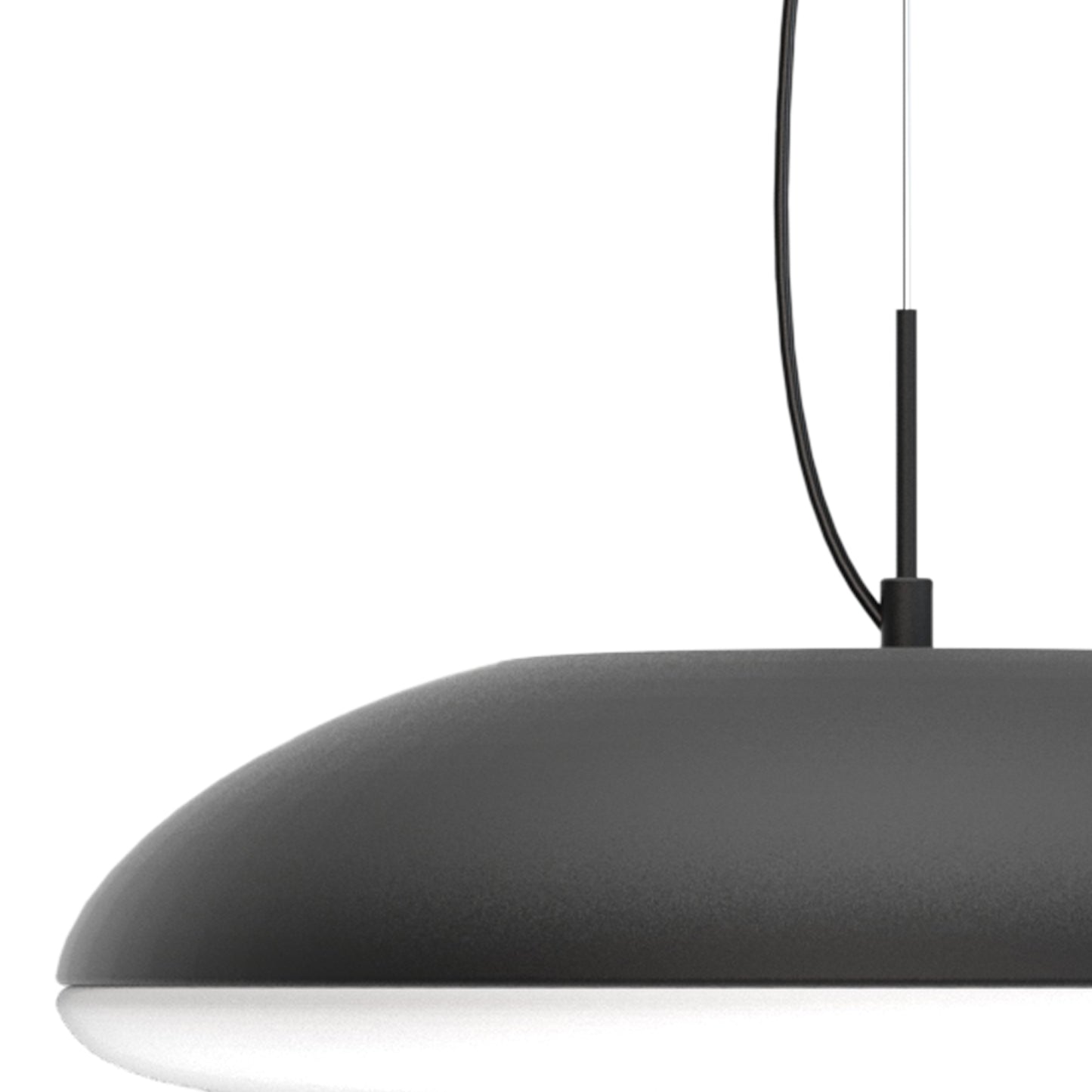 Kazz Pendant 38cm Round, 4 x E27 (Max 20W LED), Black by Mantra