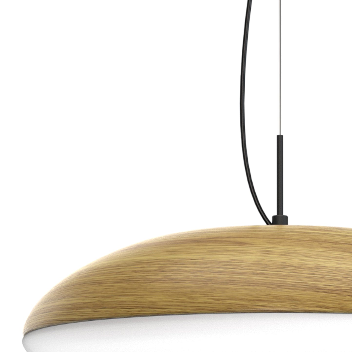 Kazz Pendant 38cm Round, 4 x E27 (Max 20W LED), Wood by Mantra