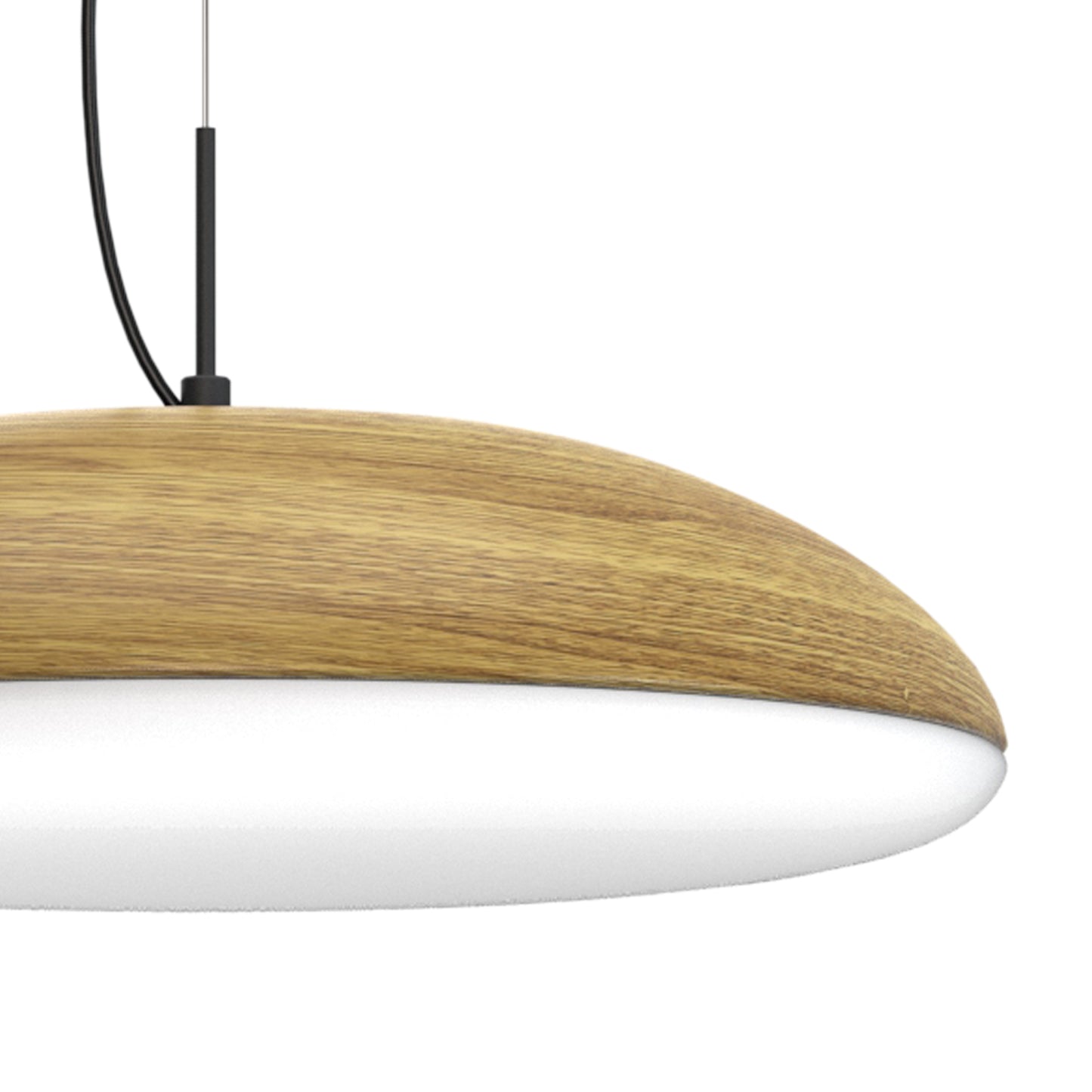 Kazz Pendant 38cm Round, 4 x E27 (Max 20W LED), Wood by Mantra