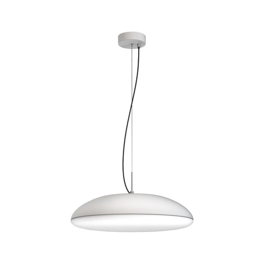 Kazz Pendant 50cm Round, 6 x E27 (Max 20W LED), White by Mantra