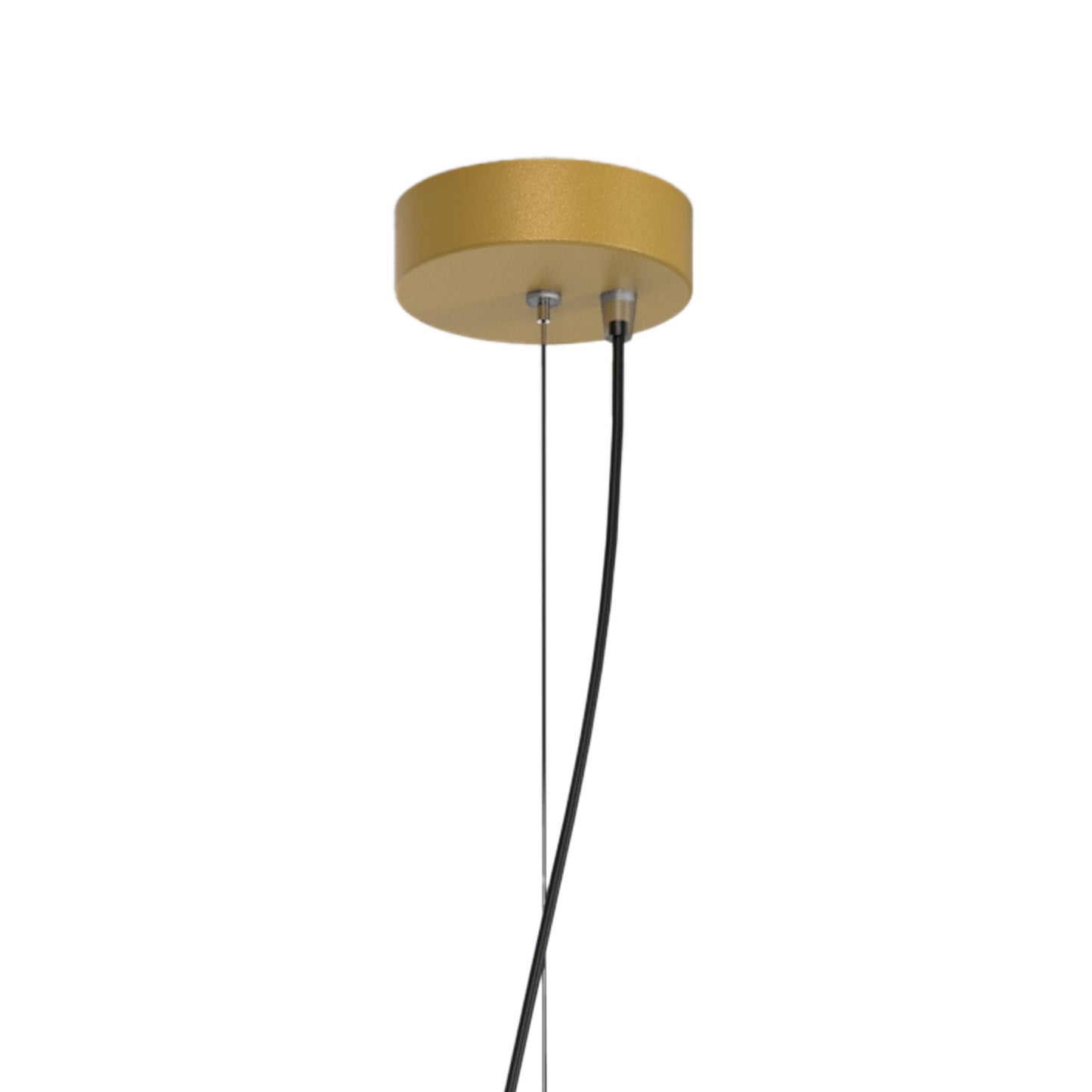 Kazz Pendant 38cm Round, 4 x E27 (Max 20W LED), Gold by Mantra