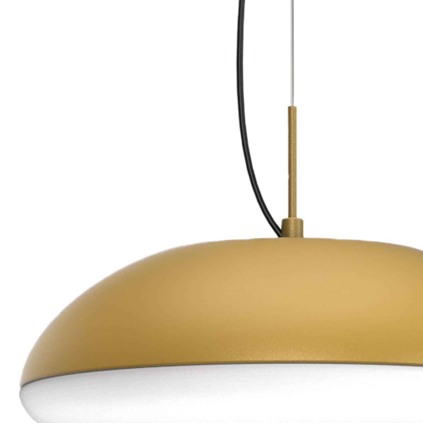 Kazz Pendant 38cm Round, 4 x E27 (Max 20W LED), Gold by Mantra