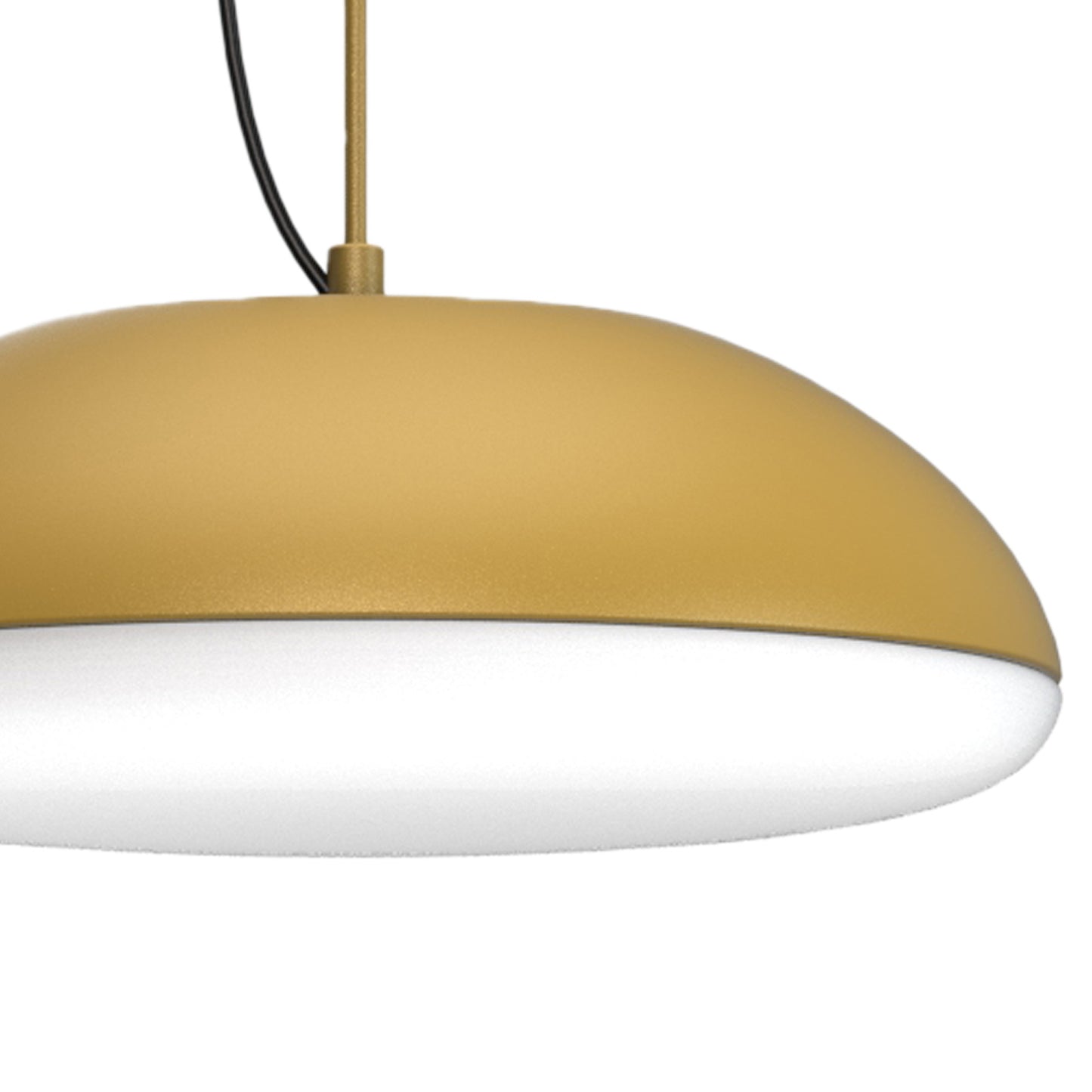 Kazz Pendant 38cm Round, 4 x E27 (Max 20W LED), Gold by Mantra