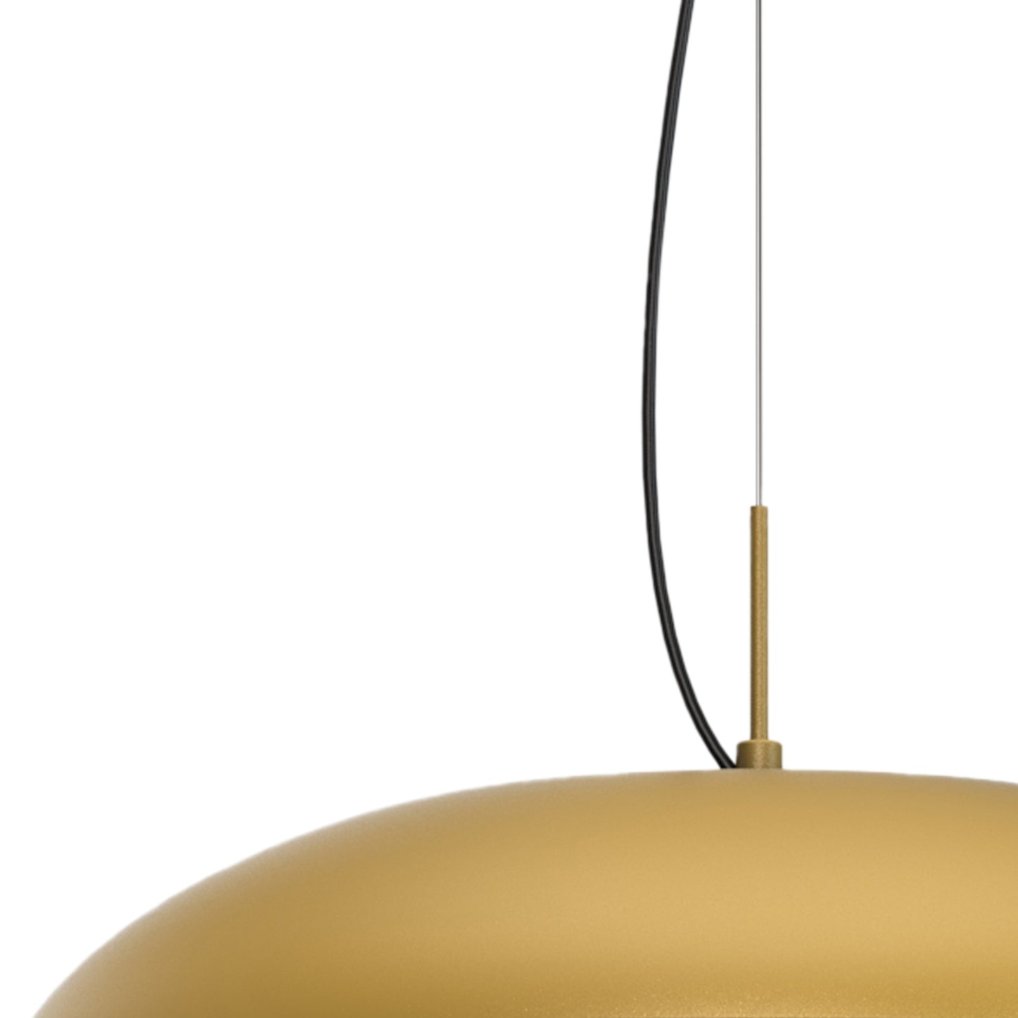 Kazz Pendant 50cm Round, 6 x E27 (Max 20W LED), Gold by Mantra