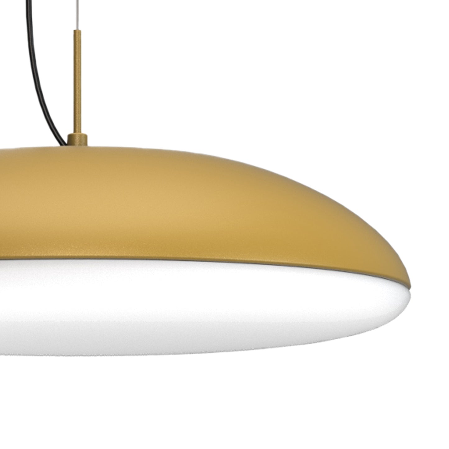 Kazz Pendant 50cm Round, 6 x E27 (Max 20W LED), Gold by Mantra