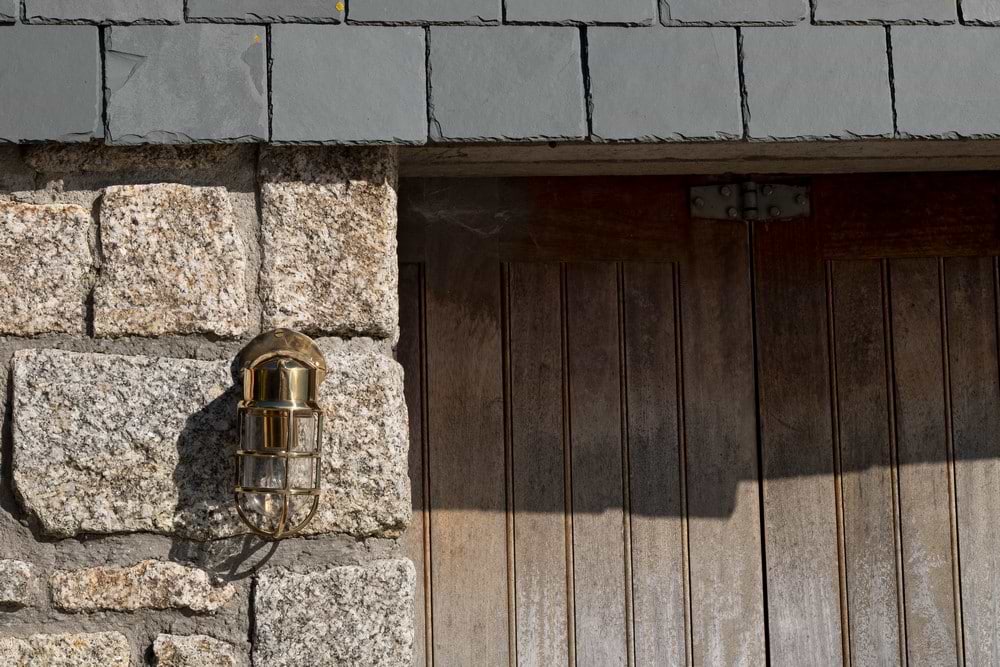 Soho Lighting Kemp IP65 Outdoor & Bathroom Polished Solid Brass Wall Light