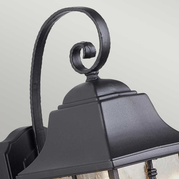 Kent 1 Light Wall Lantern - Black