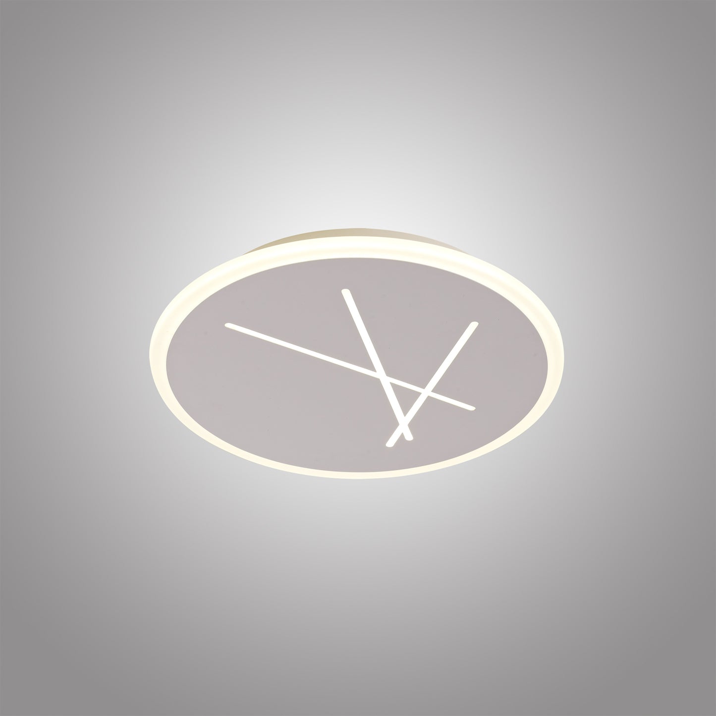 Kenzo Ceiling 37cm Round, 30W LED, 4000K, 2100lm, Sand White, 3yrs Warranty by Mantra