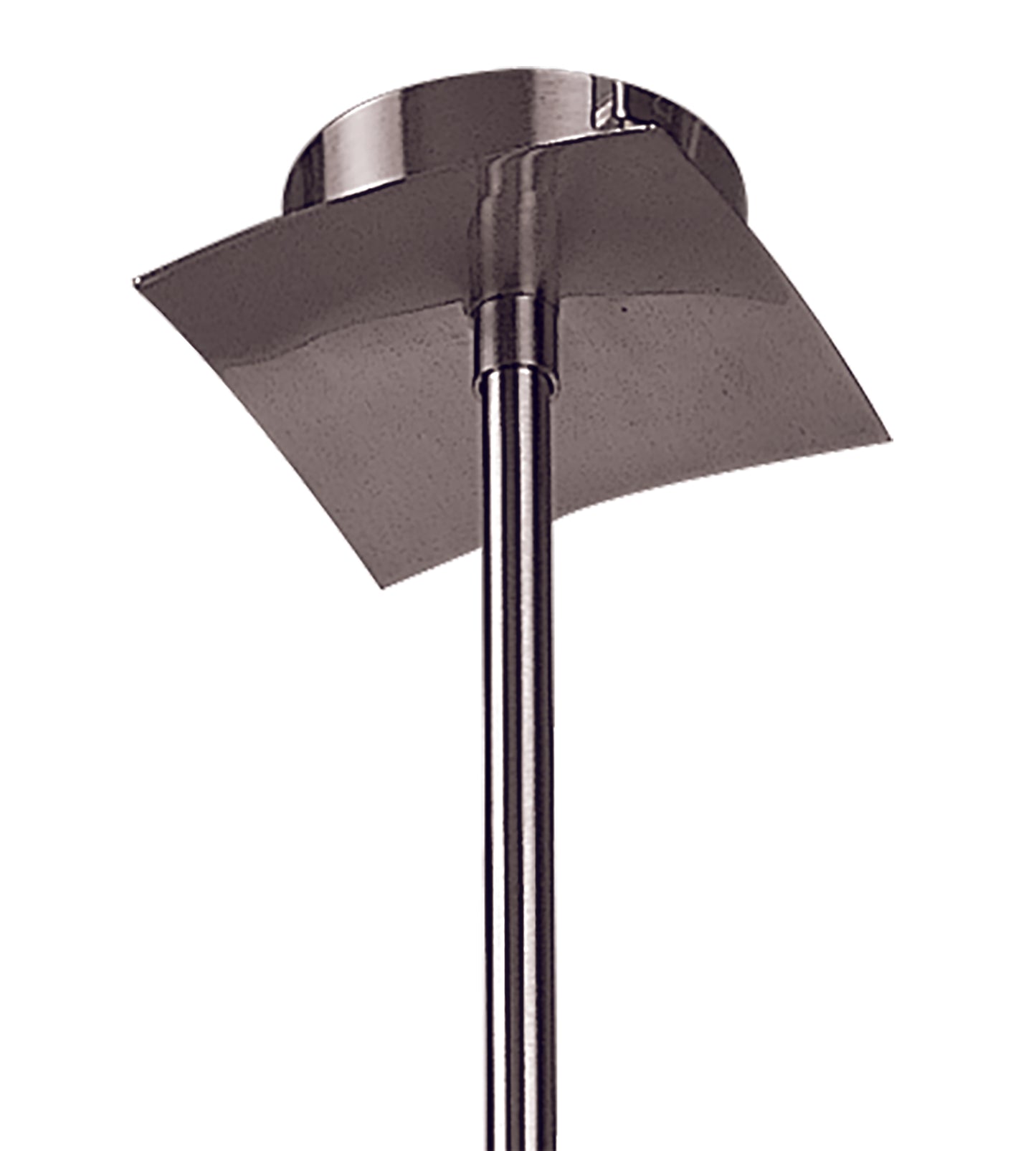 Keops Telescopic Pendant Convertible To Semi Flush 4 Light G9, Satin Nickel by Mantra