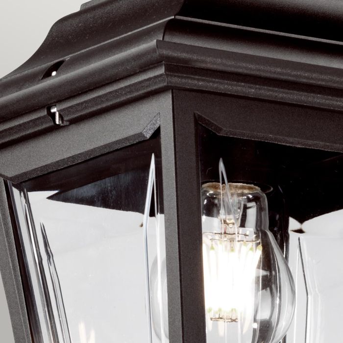Kerry 1 Light Chain Lantern - Black