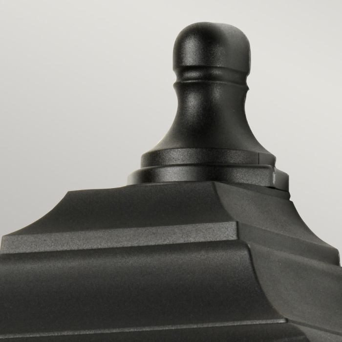 Kerry 1 Light Flush Wall Lantern - Black