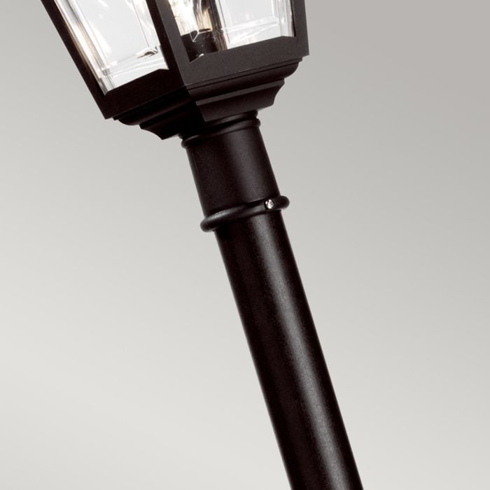 Kerry 1 Light Lamp Post - Black