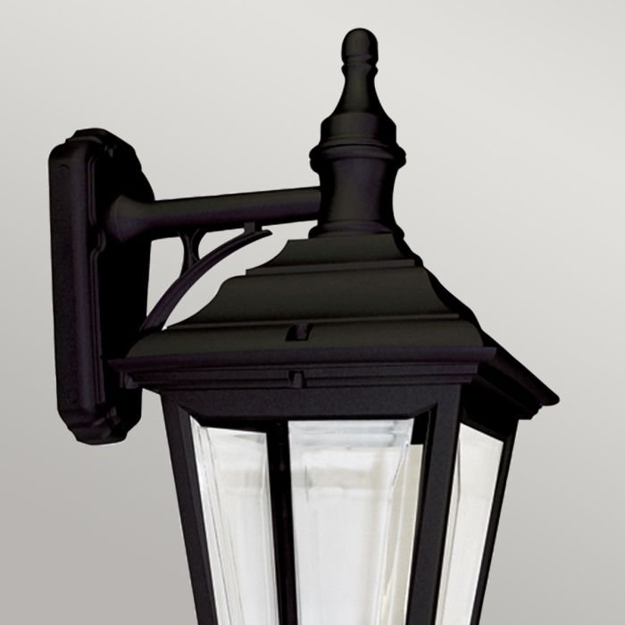 Kerry 1 Light Wall Lantern - Black